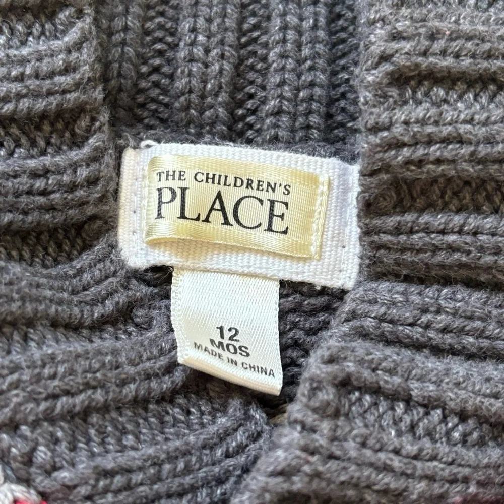 The Children’s Place Pullover Cowl Neck Knit Holiday Sweater